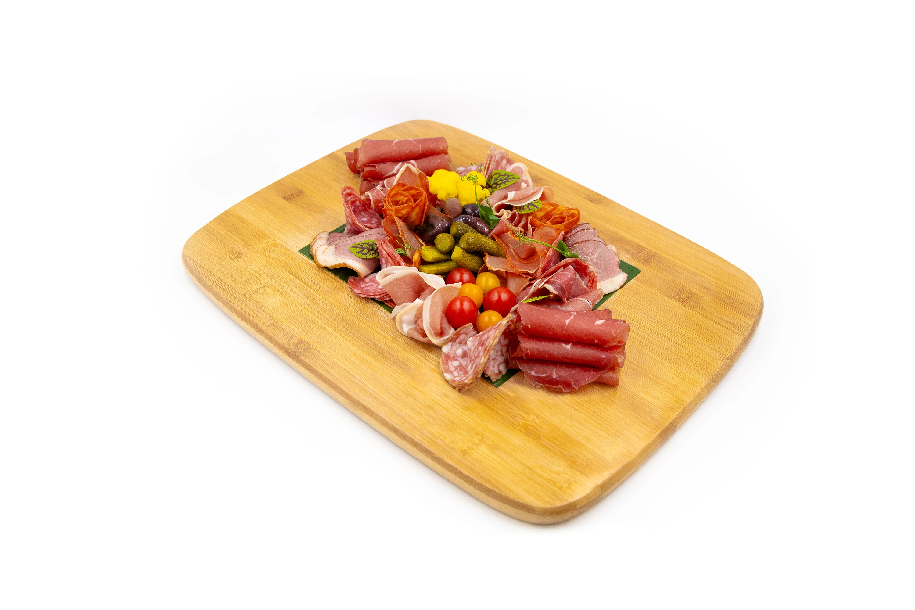 Continental cured meats and pickles.